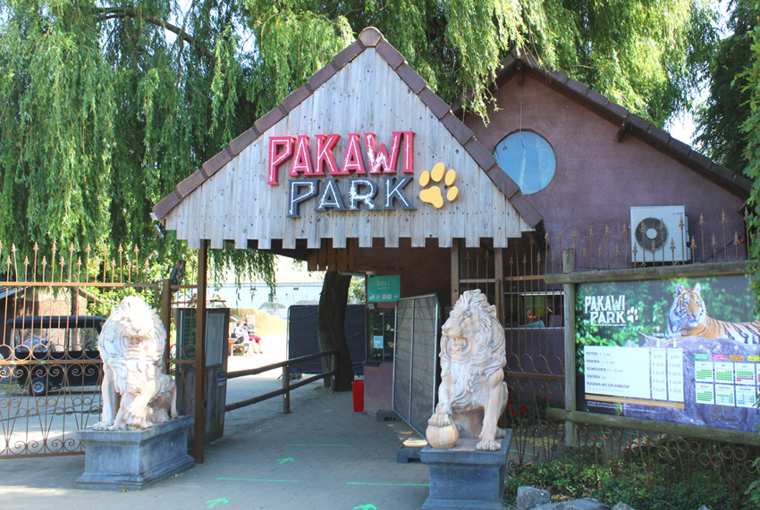Pakawi Park hoofdingang