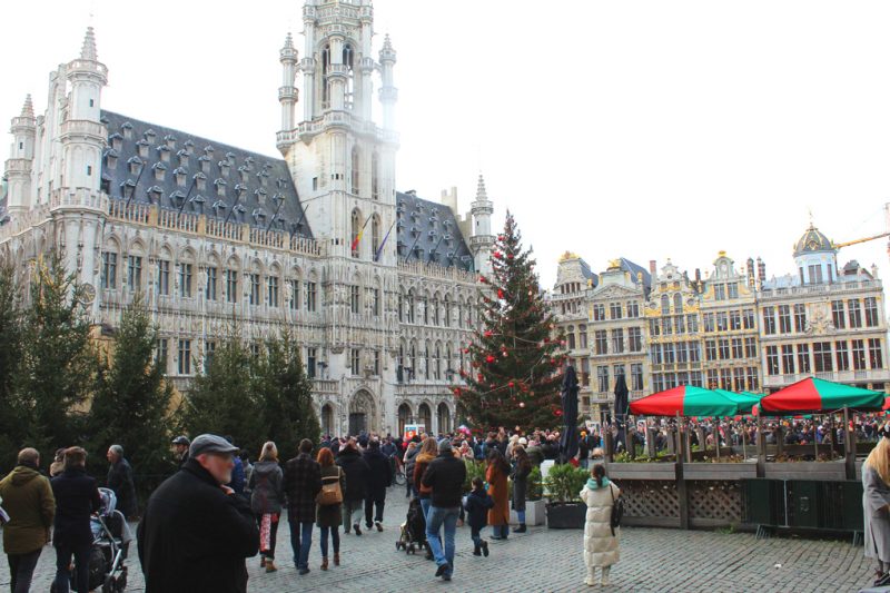 Grote Markt Brussel winter 2021