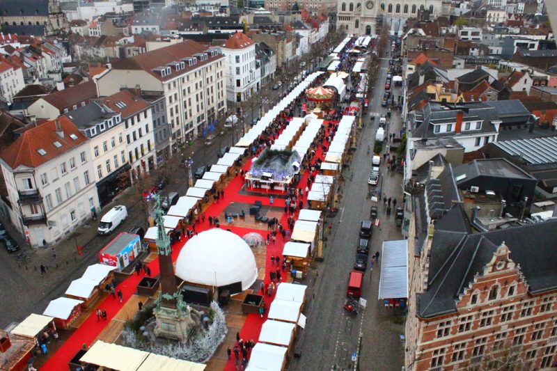 View of Vismet Brussels Winter Wonders