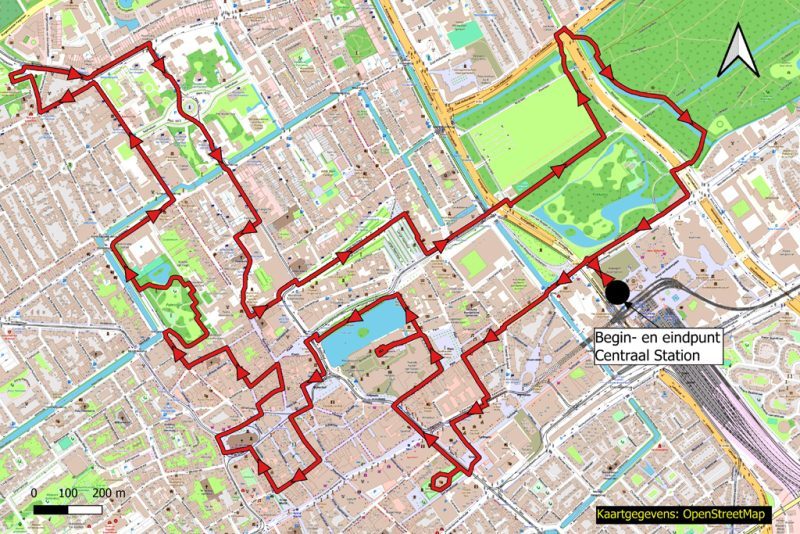 Wandelkaart Den Haag Stadswandeling