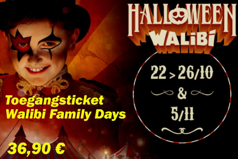Toegangsticket Halloween Family Days Walibi Halloween