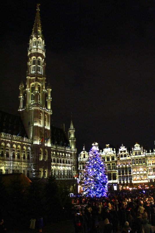 Grote Markt Brussel Kerstmarkt Winterpret 2023