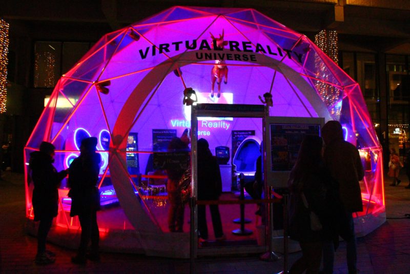 Paviljoen Virtual Reality De Brouckèreplein Brussel Winterpret 2023